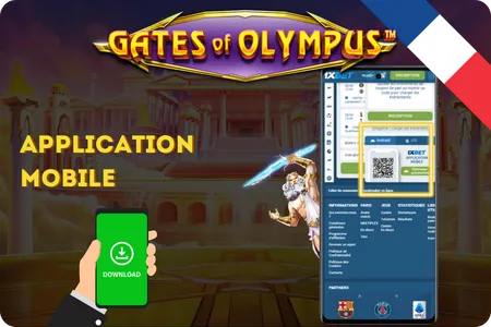 Gates of Olympus France Application mobile
