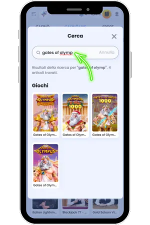 Find the slot in the casinolab catalog