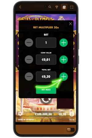 NL Gates Of Olympus Betting Selection