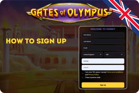 How to Sign Up Gates of Olympus