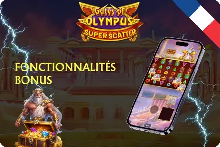 Fonctionnalités bonus de la Gates of Olympus Super Scatter